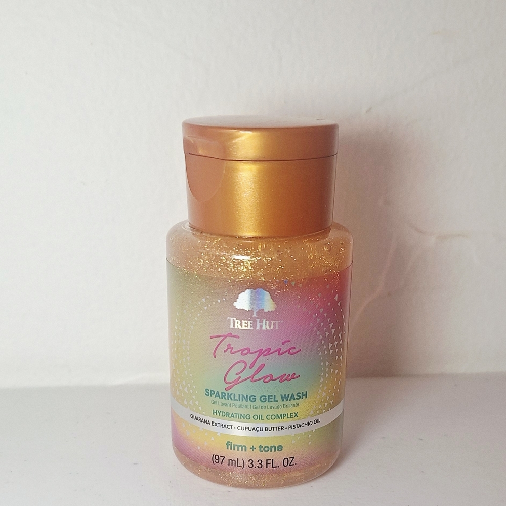 Tree Hut Tropic Glow Sparkling Gel Body Wash Hydrating Firm + Tone 3.3 fl oz New